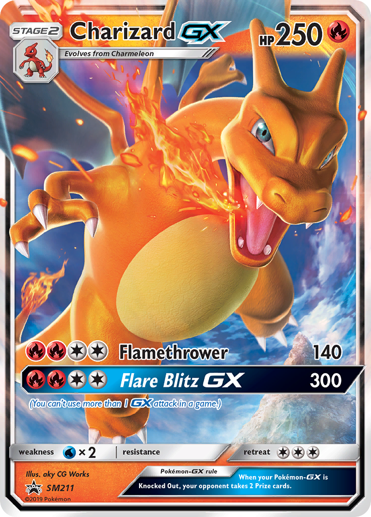 Charizard GX (SM211) [Sun & Moon: Black Star Promos] | Arkham Games and Comics