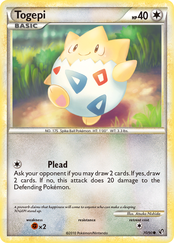 Togepi (70/90) [HeartGold & SoulSilver: Undaunted] | Arkham Games and Comics