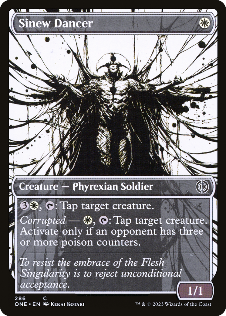 Sinew Dancer (Showcase Ichor) [Phyrexia: All Will Be One] | Arkham Games and Comics