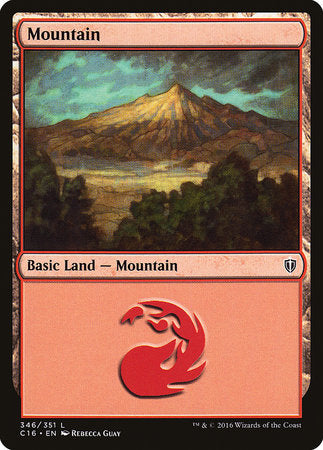 Mountain (346) [Commander 2016] | Arkham Games and Comics