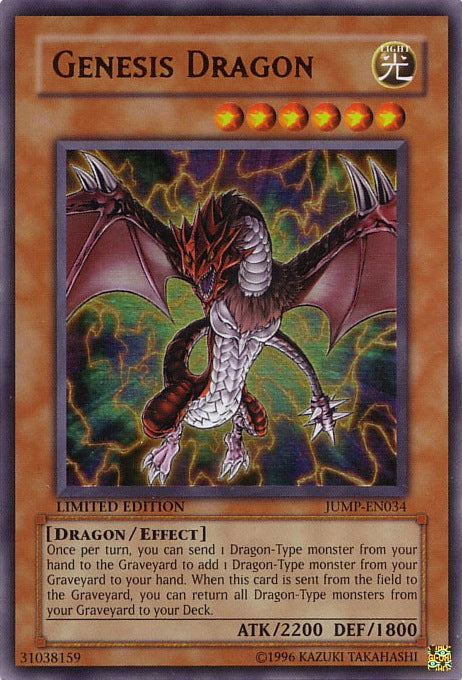 Genesis Dragon [JUMP-EN034] Ultra Rare | Arkham Games and Comics