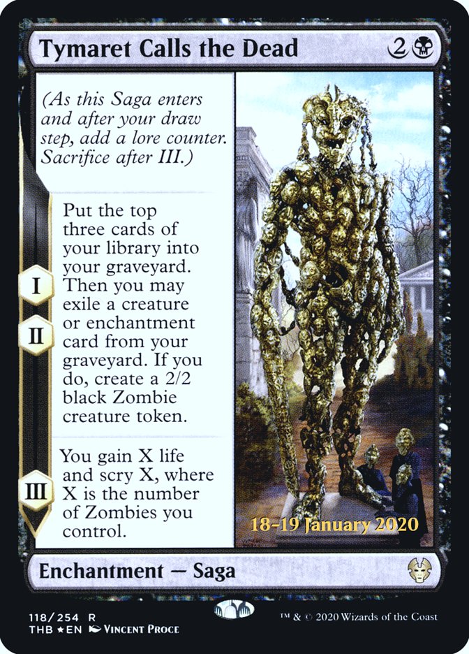 Tymaret Calls the Dead [Theros Beyond Death Prerelease Promos] | Arkham Games and Comics