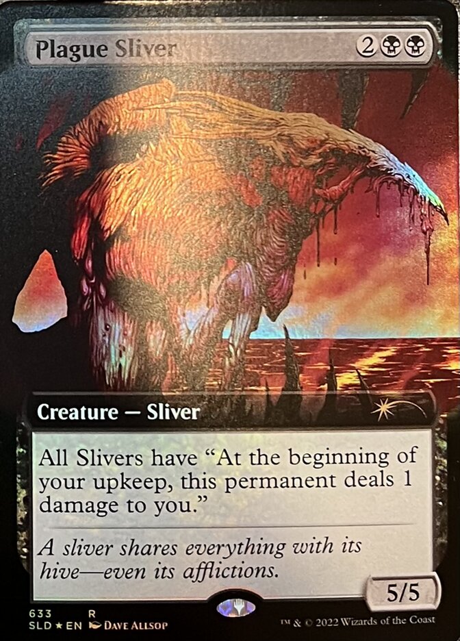 Plague Sliver (Extended Art) [Secret Lair Drop Promos] | Arkham Games and Comics