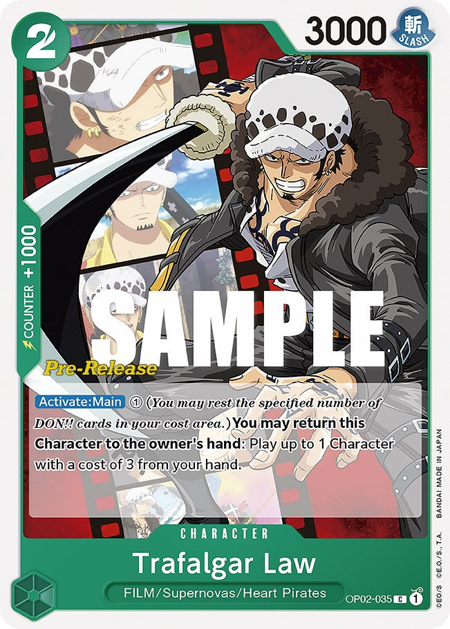Trafalgar Law [Paramount War Pre-Release Cards] | Arkham Games and Comics
