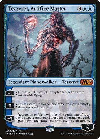 Tezzeret, Artifice Master [Core Set 2019] | Arkham Games and Comics