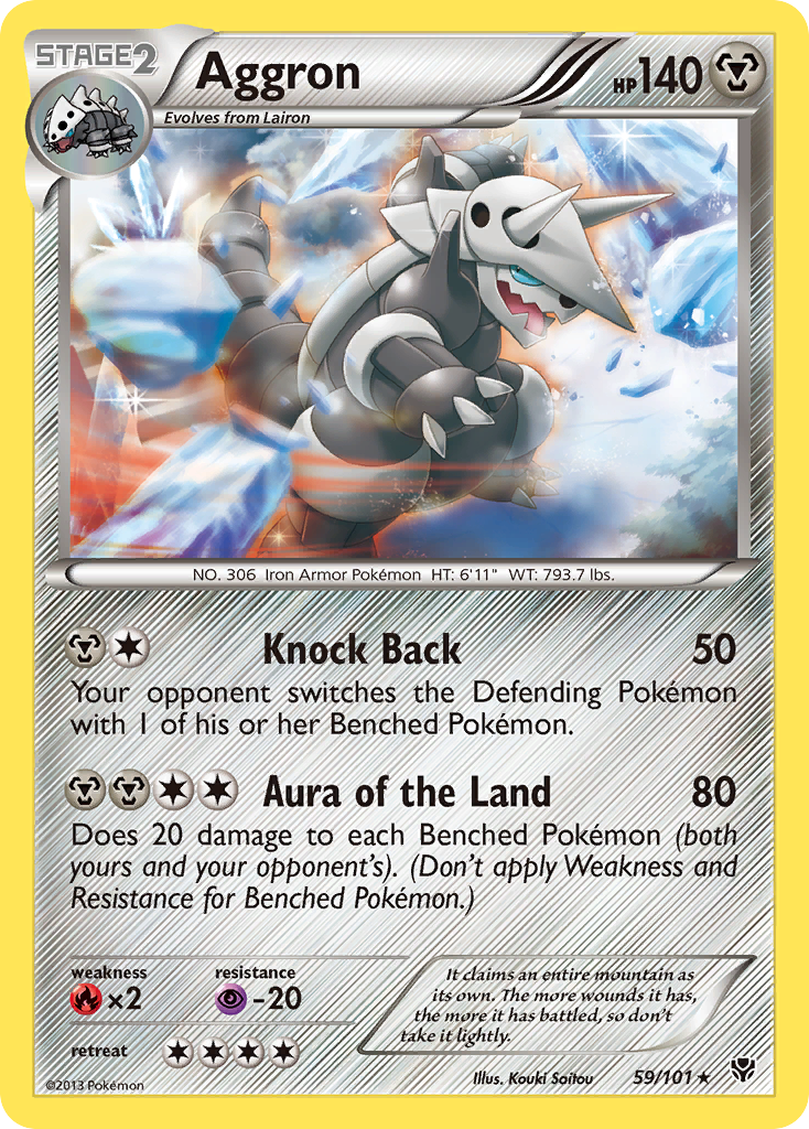 Aggron (59/101) [Black & White: Plasma Blast] | Arkham Games and Comics