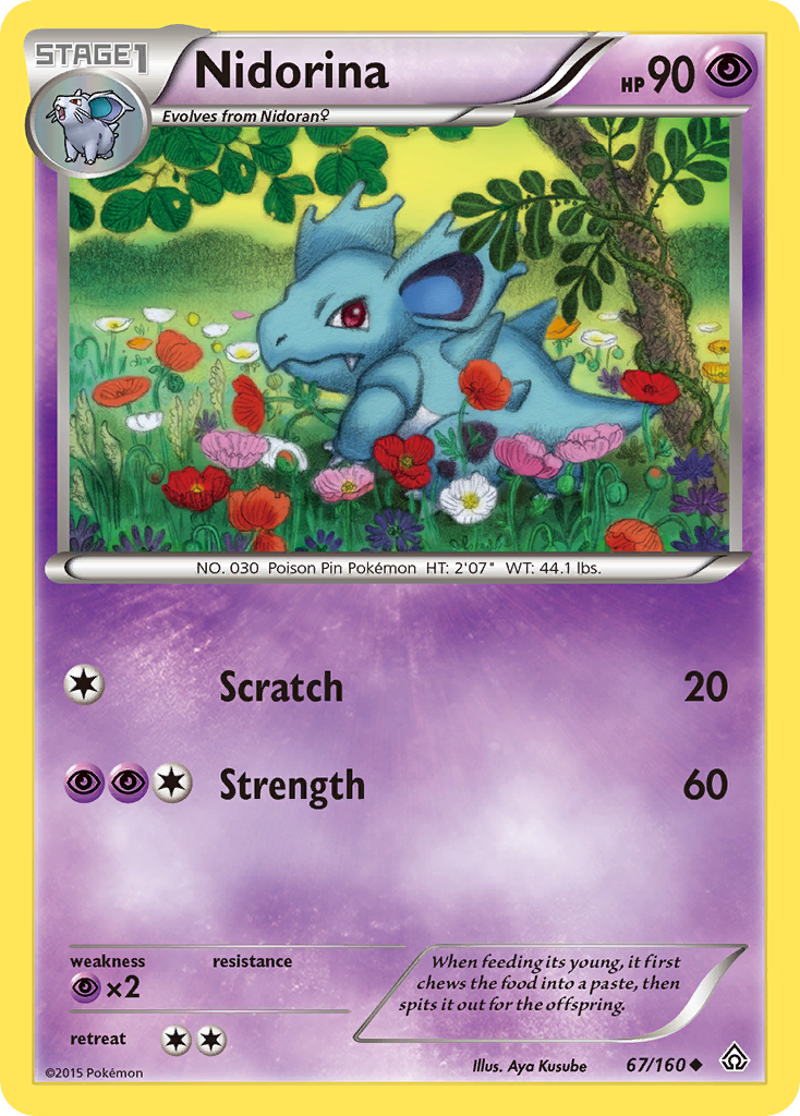 Nidorina (67/160) [XY: Primal Clash] | Arkham Games and Comics