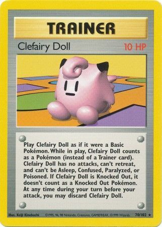 Clefairy Doll (70/102) [Base Set Unlimited] | Arkham Games and Comics