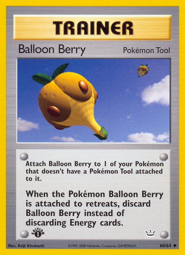 Balloon Berry (60/64) [Neo Revelation 1st Edition] | Arkham Games and Comics