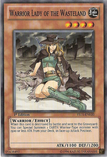 Warrior Lady of the Wasteland [YS11-EN020] Common | Arkham Games and Comics