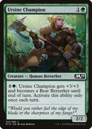 Ursine Champion [Core Set 2019] | Arkham Games and Comics