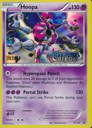 Hoopa (XY147) (Staff) [XY: Black Star Promos] | Arkham Games and Comics