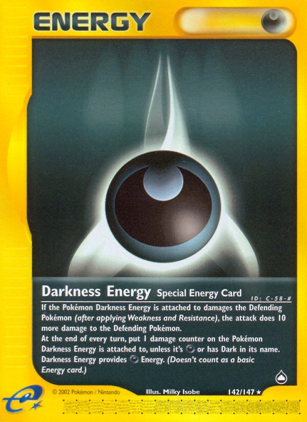 Darkness Energy (142/147) [Aquapolis] | Arkham Games and Comics