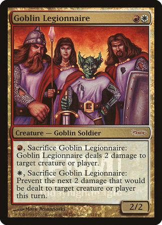 Goblin Legionnaire [Friday Night Magic 2007] | Arkham Games and Comics