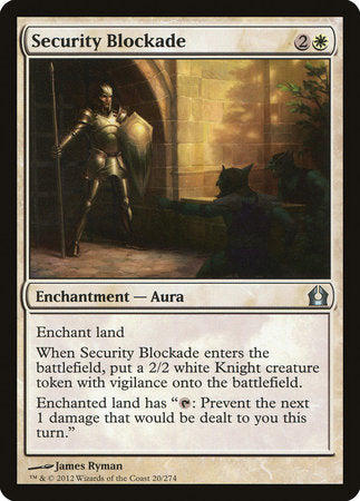 Security Blockade [Return to Ravnica] | Arkham Games and Comics
