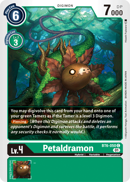 Petaldramon [BT6-050] [Double Diamond] | Arkham Games and Comics