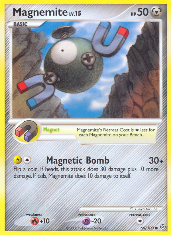 Magnemite (66/100) [Diamond & Pearl: Stormfront] | Arkham Games and Comics