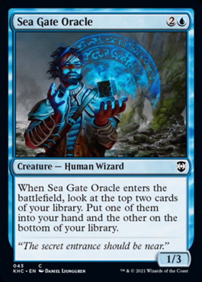 Sea Gate Oracle [Kaldheim Commander] | Arkham Games and Comics