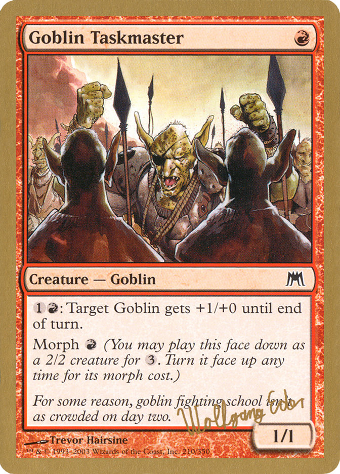 Goblin Taskmaster (Wolfgang Eder) [World Championship Decks 2003] | Arkham Games and Comics