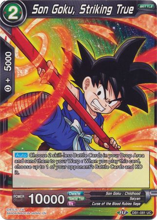 Son Goku, Striking True (DB1-081) [Dragon Brawl] | Arkham Games and Comics