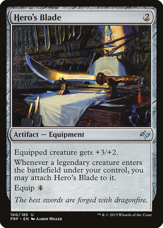 Hero's Blade [Fate Reforged] | Arkham Games and Comics