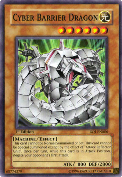 Cyber Barrier Dragon [SOI-EN006] Super Rare | Arkham Games and Comics