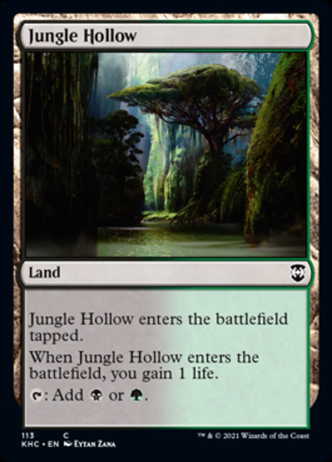 Jungle Hollow [Kaldheim Commander] | Arkham Games and Comics