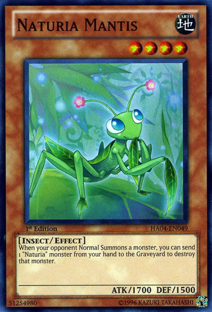 Naturia Mantis [HA04-EN049] Super Rare | Arkham Games and Comics