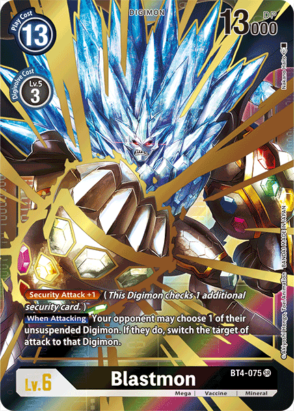 Blastmon [BT4-075] (Alternate Art) [Great Legend] | Arkham Games and Comics