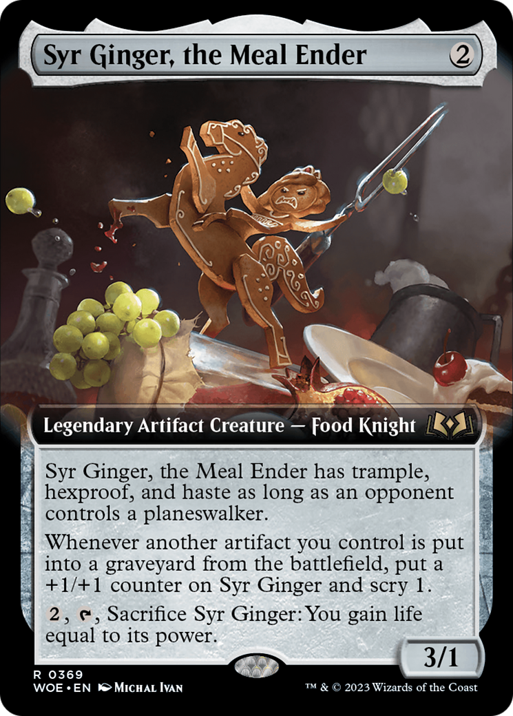 Syr Ginger, the Meal Ender (Extended Art) [Wilds of Eldraine] | Arkham Games and Comics