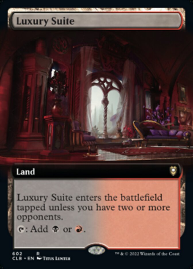 Luxury Suite (Extended Art) [Commander Legends: Battle for Baldur's Gate] | Arkham Games and Comics
