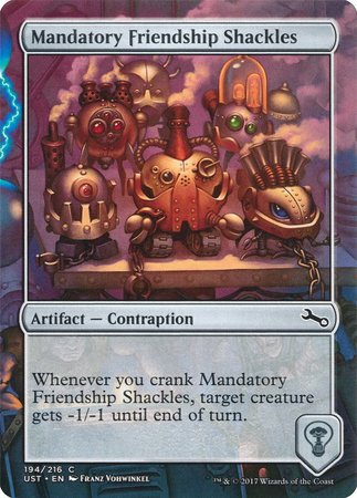 Mandatory Friendship Shackles [Unstable] | Arkham Games and Comics