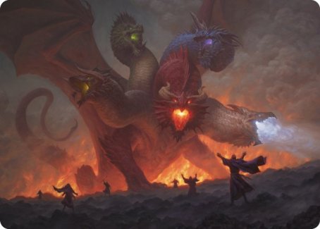 Tiamat Art Card [Dungeons & Dragons: Adventures in the Forgotten Realms Art Series] | Arkham Games and Comics