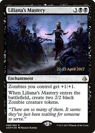 Liliana's Mastery [Amonkhet Promos] | Arkham Games and Comics