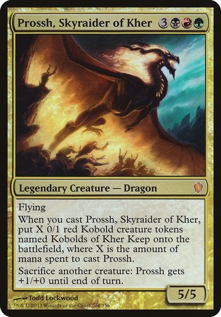 Prossh, Skyraider of Kher (Commander 2013) [Commander 2013 Oversized] | Arkham Games and Comics