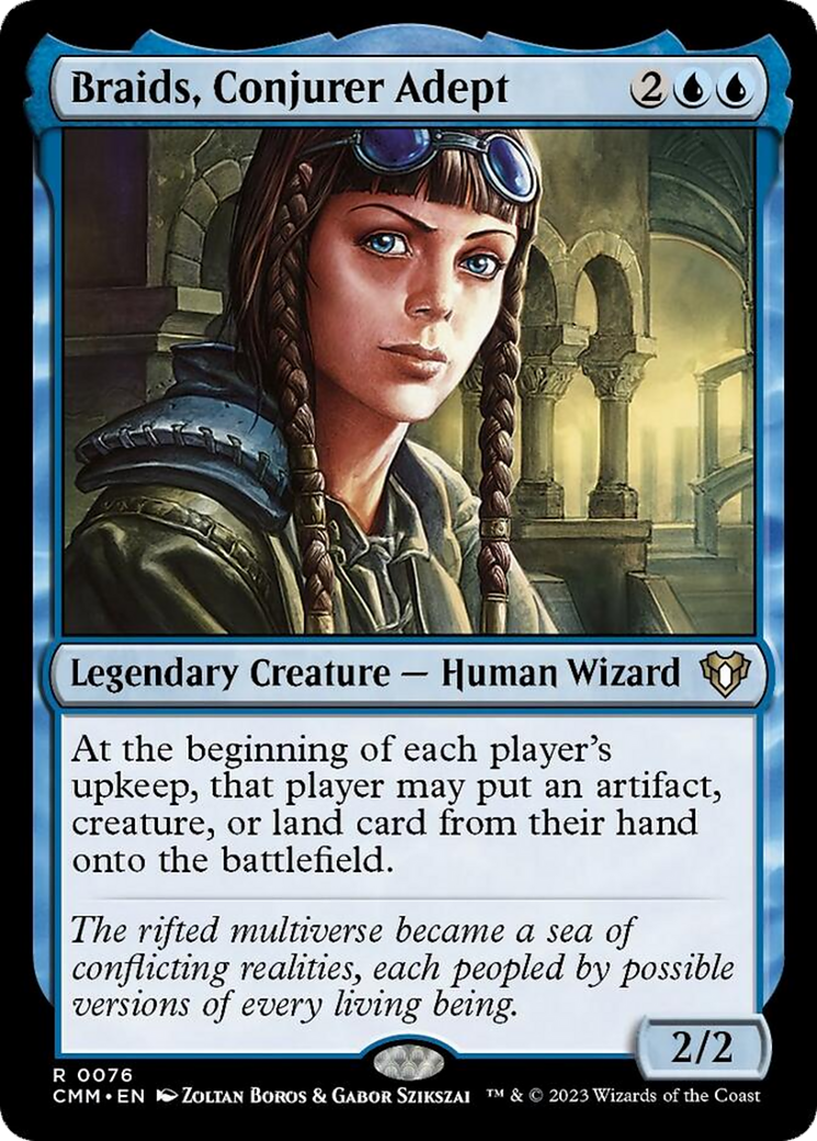 Braids, Conjurer Adept [Commander Masters] | Arkham Games and Comics