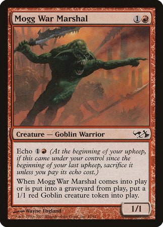 Mogg War Marshal [Duel Decks: Elves vs. Goblins] | Arkham Games and Comics