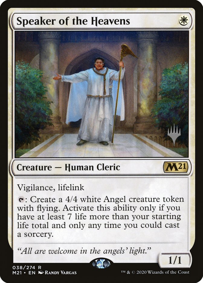 Speaker of the Heavens (Promo Pack) [Core Set 2021 Promos] | Arkham Games and Comics