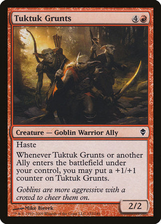Tuktuk Grunts [Zendikar] | Arkham Games and Comics