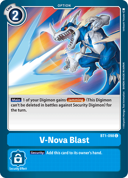 V-Nova Blast [BT1-098] [Release Special Booster Ver.1.0] | Arkham Games and Comics