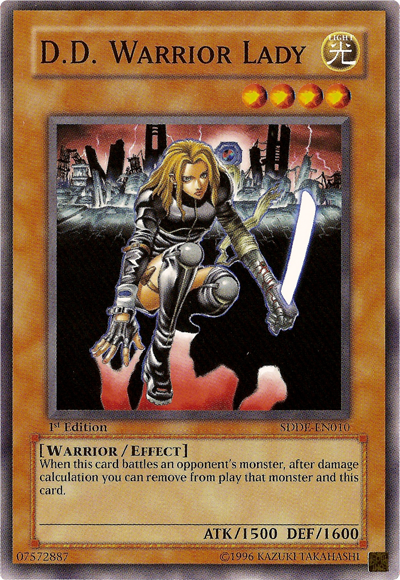 D.D. Warrior Lady [SDDE-EN010] Common | Arkham Games and Comics