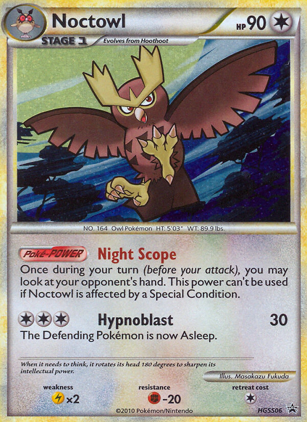 Noctowl (HGSS06) [HeartGold & SoulSilver: Black Star Promos] | Arkham Games and Comics