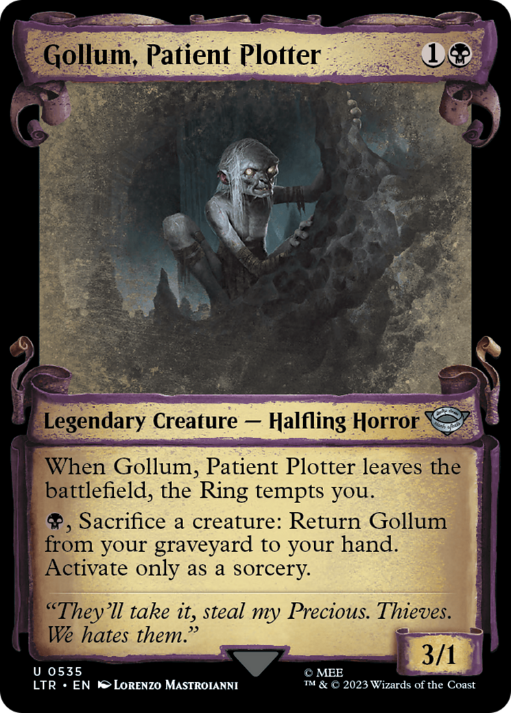 Gollum, Patient Plotter [The Lord of the Rings: Tales of Middle-Earth Showcase Scrolls] | Arkham Games and Comics