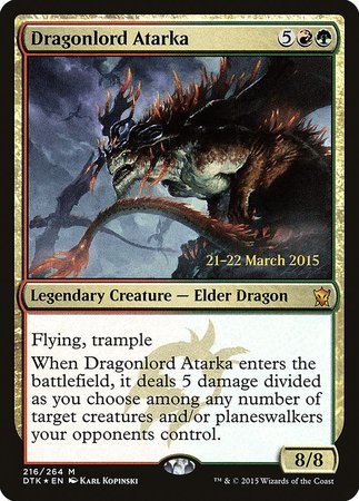 Dragonlord Atarka [Dragons of Tarkir Promos] | Arkham Games and Comics