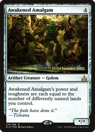 Awakened Amalgam [Rivals of Ixalan Promos] | Arkham Games and Comics