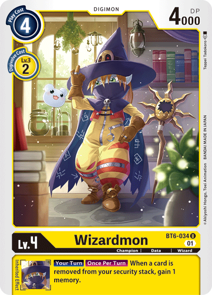 Wizardmon [BT6-034] [Double Diamond] | Arkham Games and Comics
