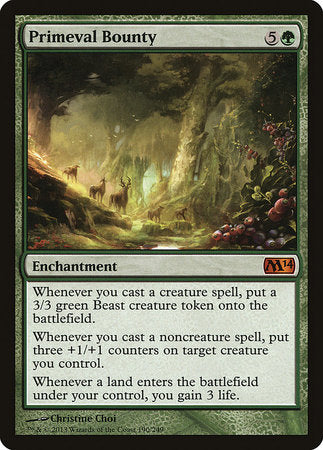 Primeval Bounty [Magic 2014] | Arkham Games and Comics