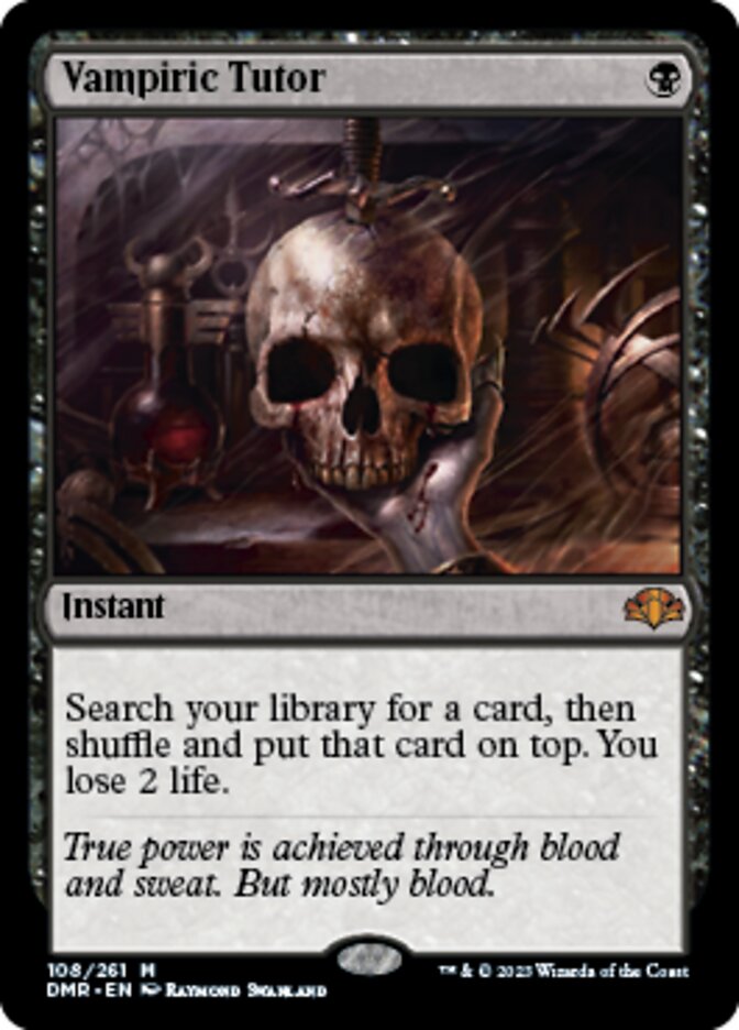 Vampiric Tutor [Dominaria Remastered] | Arkham Games and Comics