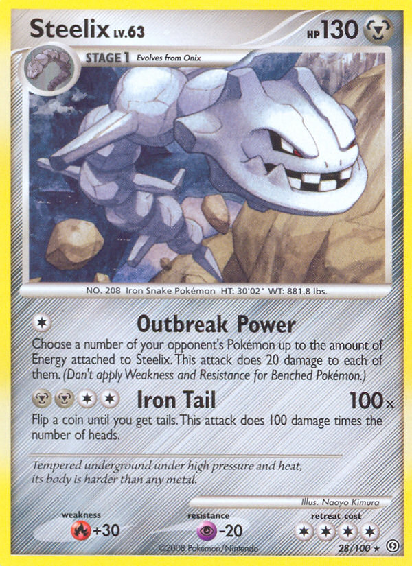 Steelix (28/100) [Diamond & Pearl: Stormfront] | Arkham Games and Comics