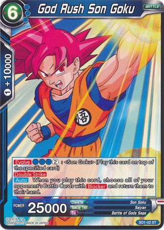 God Rush Son Goku (Starter Deck - The Awakening) [SD1-02] | Arkham Games and Comics